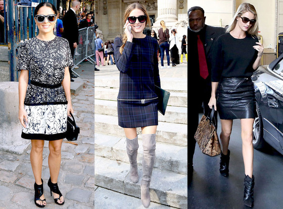 Salma Hayek, Olivia Palermo, Rosie Huntington-Whiteley Salma Hayek, Olivia Palermo, Rosie Huntington-Whiteley